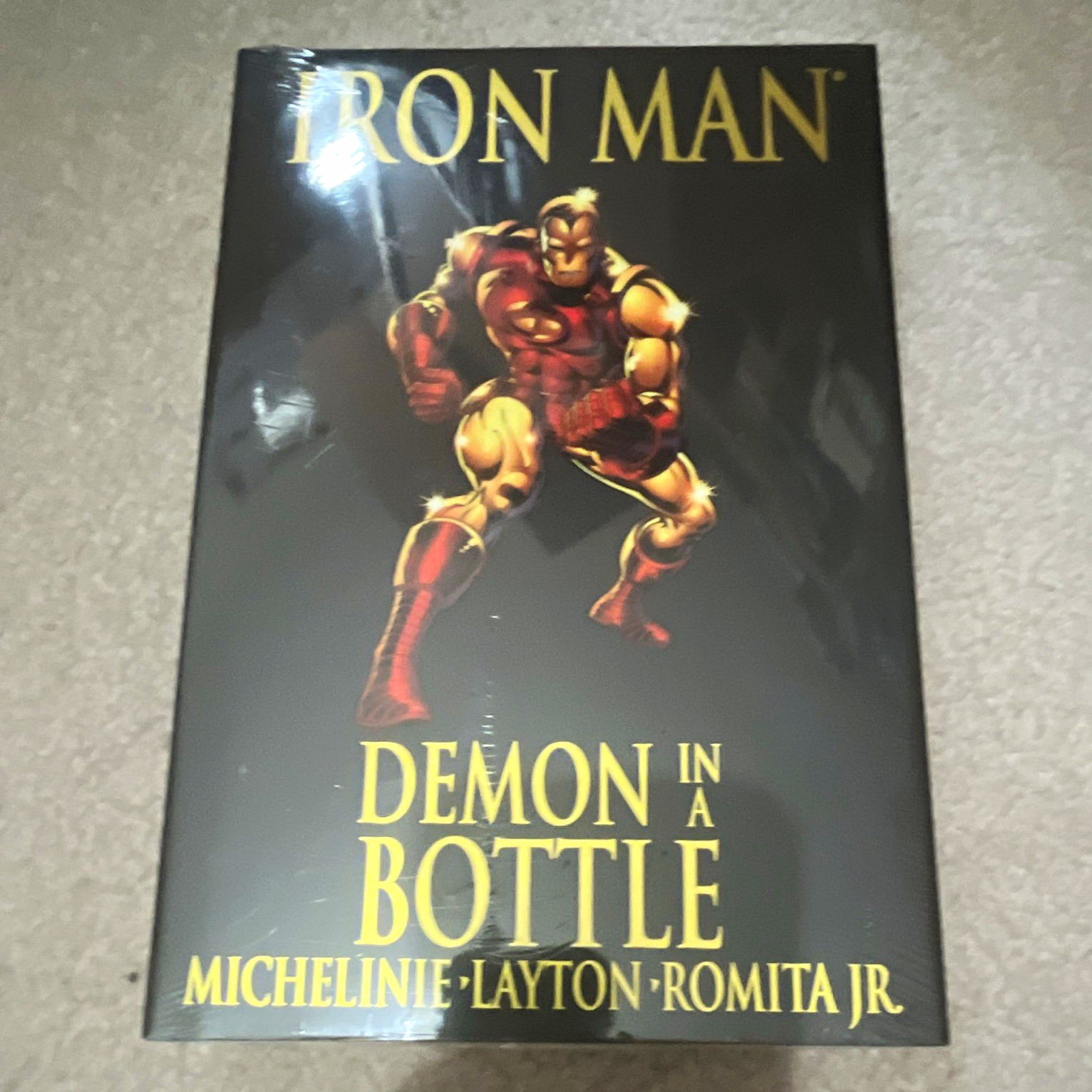 Iron Man: Demon in a Bottle Hardcover (Marvel) Michelinie Layton Romita Jr.