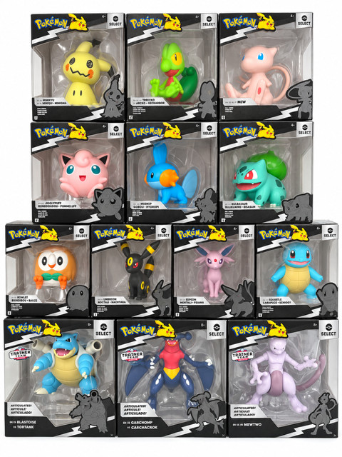 Jazwares Pokémon Vinyl Figurine Collection of 13 Boxed Unopened Jazwares Pokémon Vinyl Figurine Collection of 13 Boxed Unopened