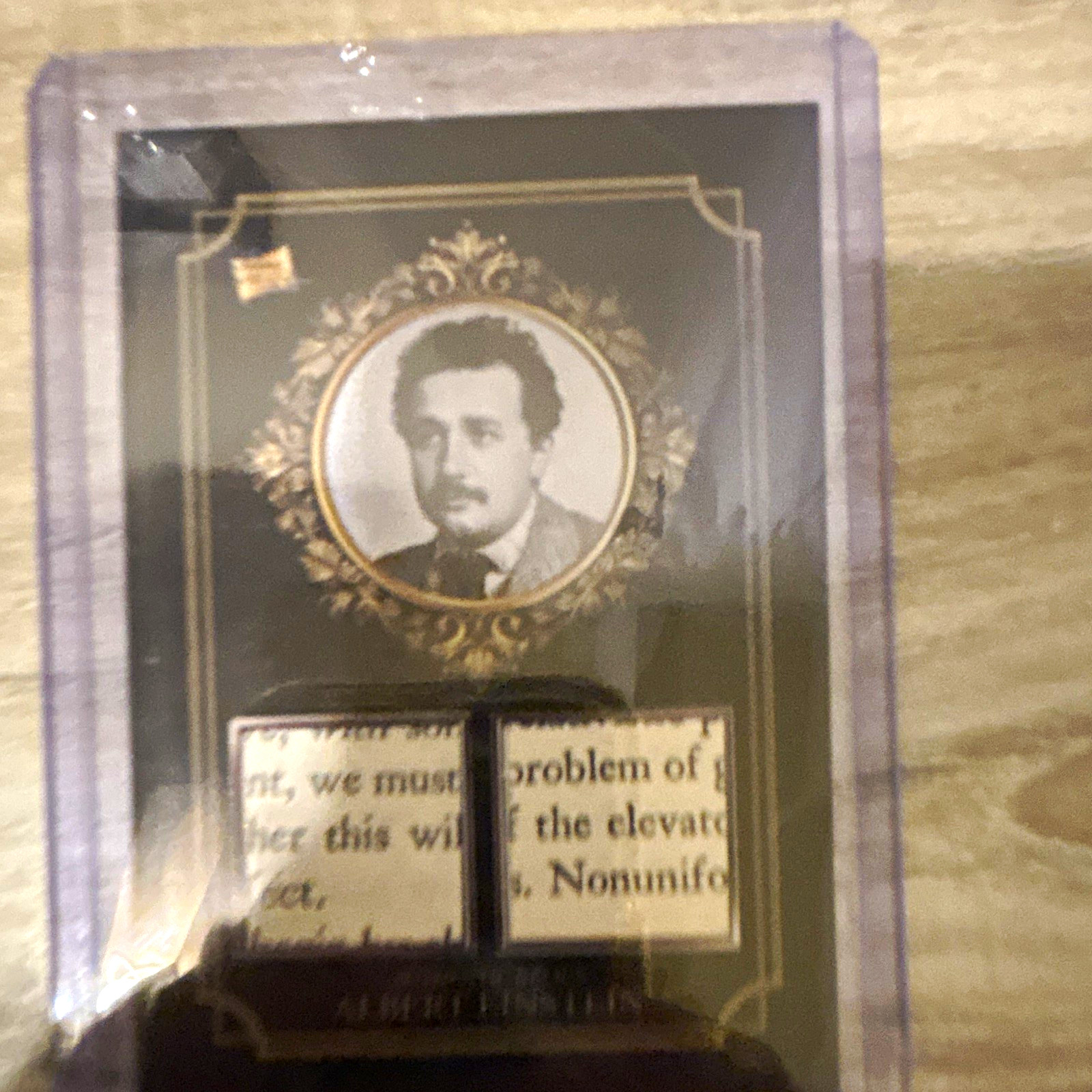 Super Products Inc 2021 Albert Einstein Dual Relic Non-Sport Card DUAL-119 Super Products Inc 2021 Albert Einstein Dual Relic Non-Sport Card DUAL-119