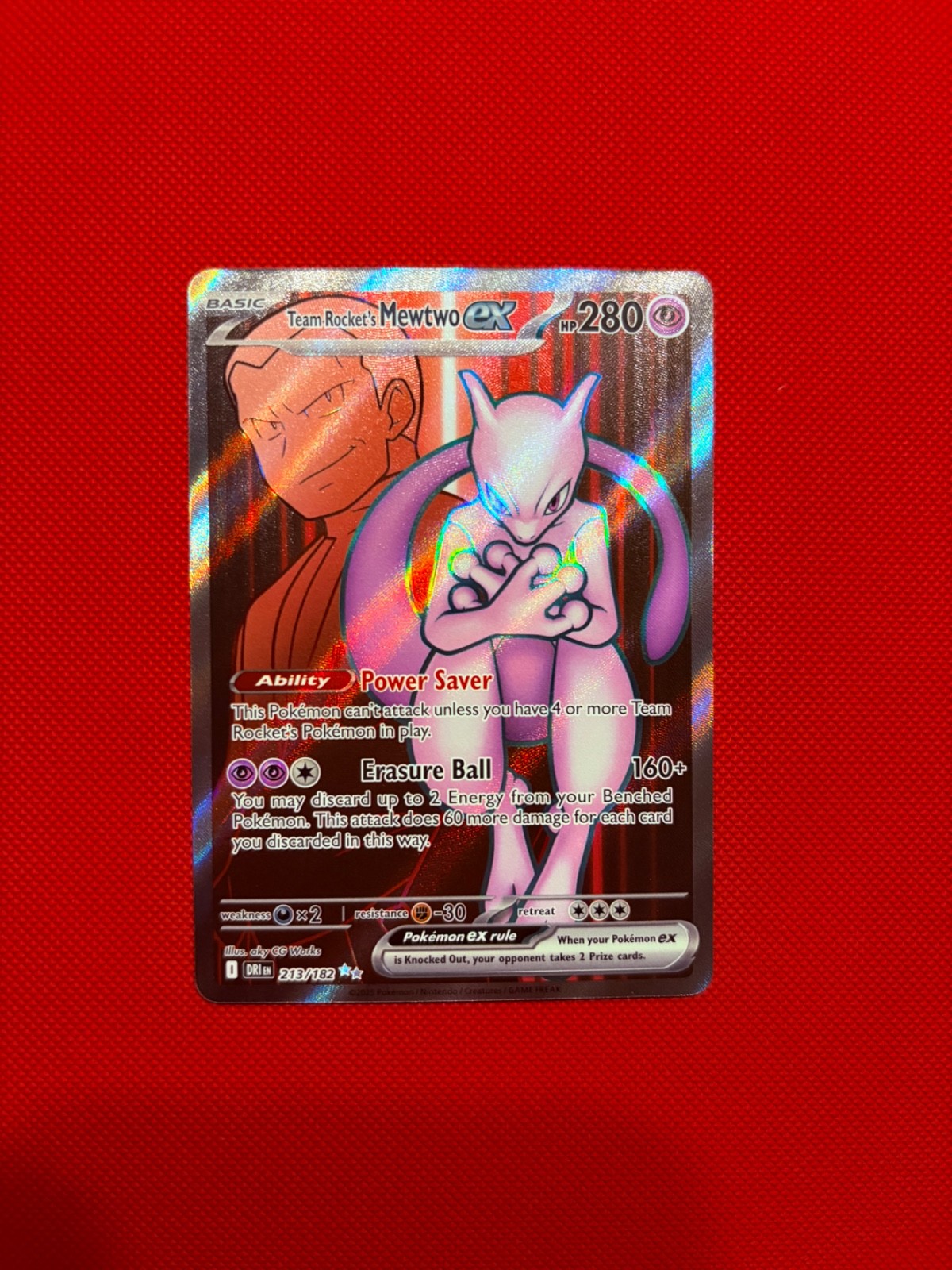 Team Rockets Mewtwo ex UR