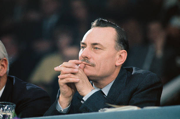 Enoch Powell At Conservative Party Conference 1965 Old Photo