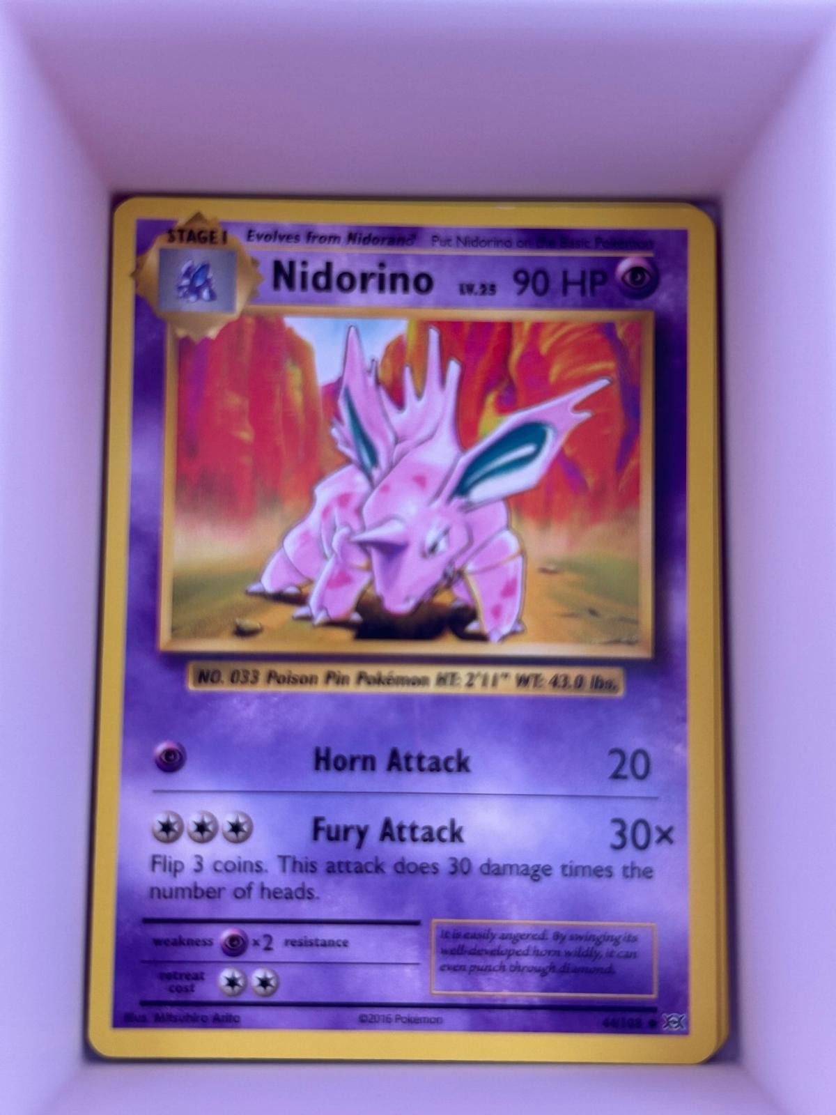 Base Set (Shadowless) #037/102 Nidorino