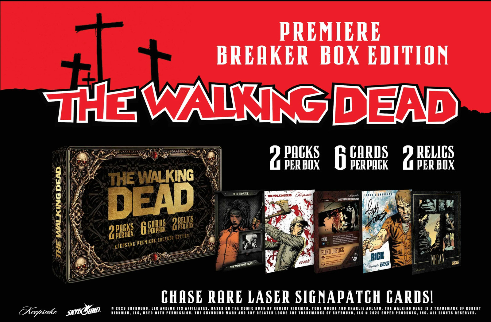 2026 The Walking Dead Keepsake Premiere Breaker Box 2026 The Walking Dead Keepsake Premiere Breaker Box
