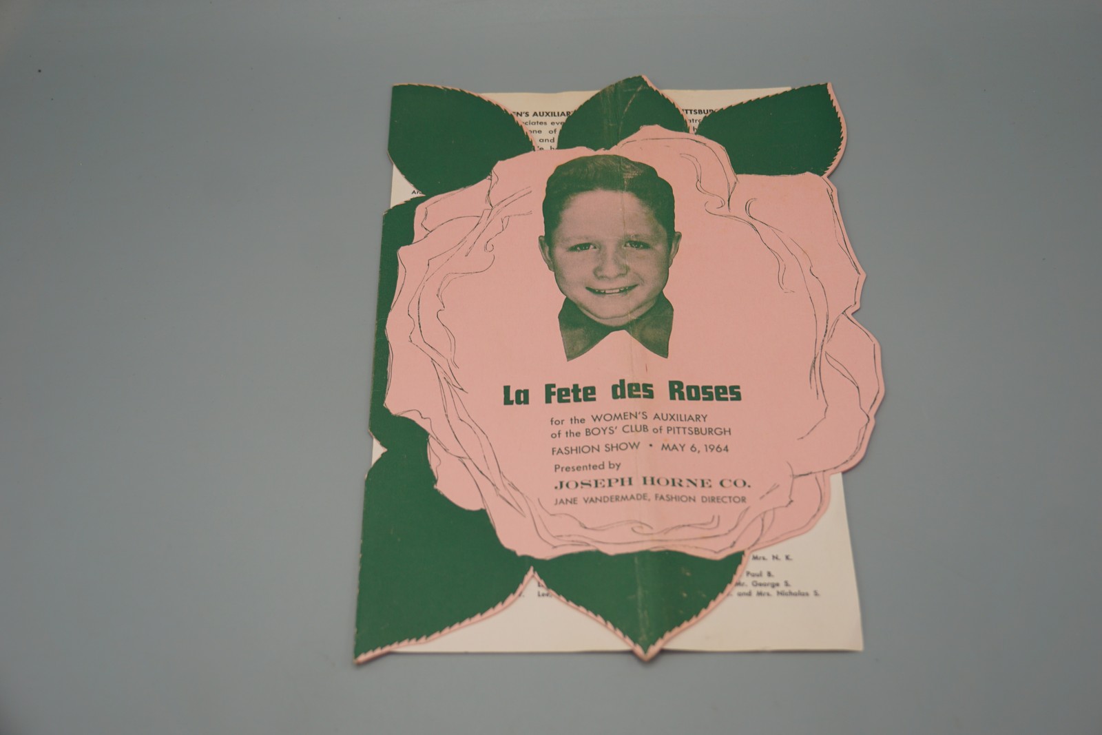 Vintage 1964 La Fete des Roses Fashion Show Program Pittsburgh Joseph Horne Co. Vintage 1964 La Fete des Roses Fashion Show Program Pittsburgh Joseph Horne Co.