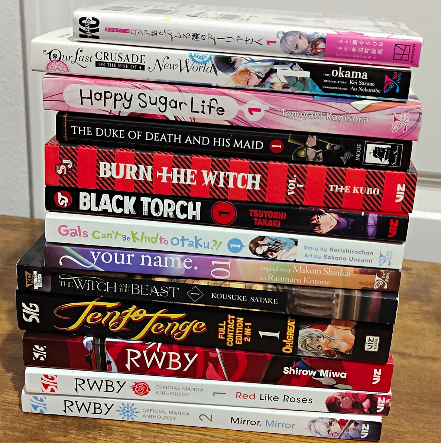 Tenjo Tenge, Gals Can\'t Be Kind To Otaku, Your Name, + More Assorted Manga Set Tenjo Tenge, Gals Can\'t Be Kind To Otaku, Your Name, + More Assorted Manga Set