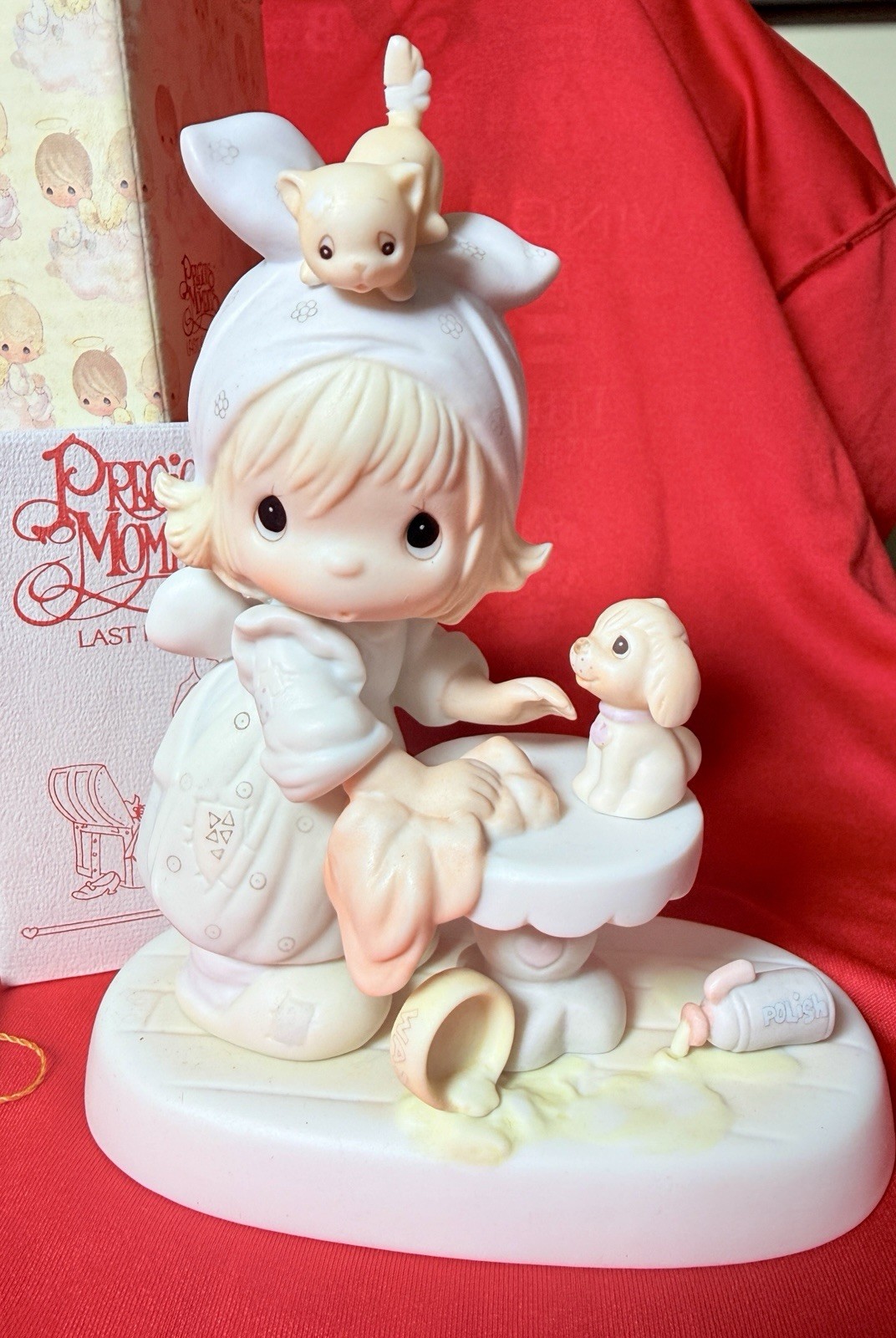 Precious Moments This Is Your Day To Shine E-2822 1983 Enesco Figurine w Box Tag