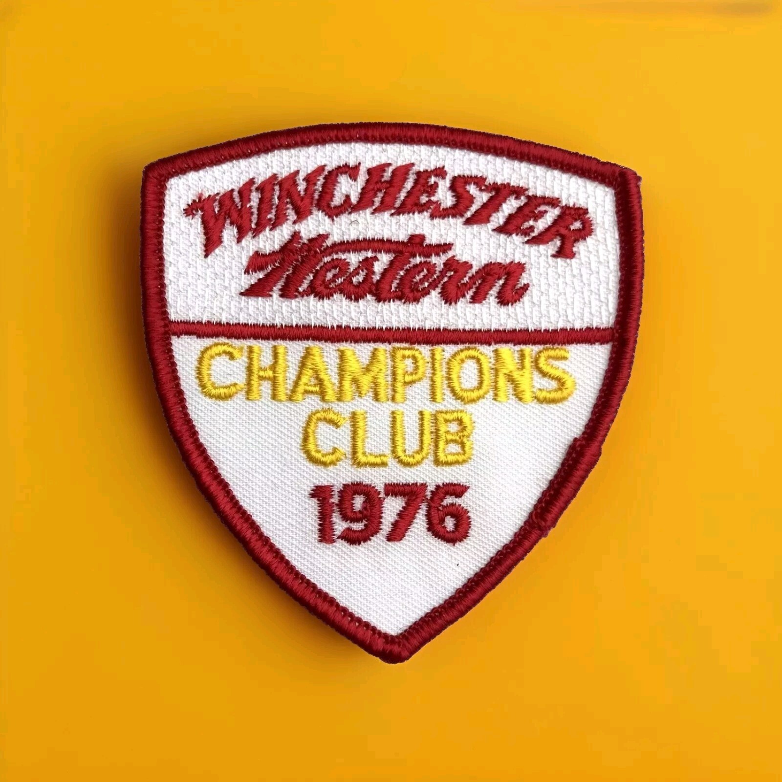 Winchester Western Champions Club 1976 Vintage Unused Hunting Patch 70s
