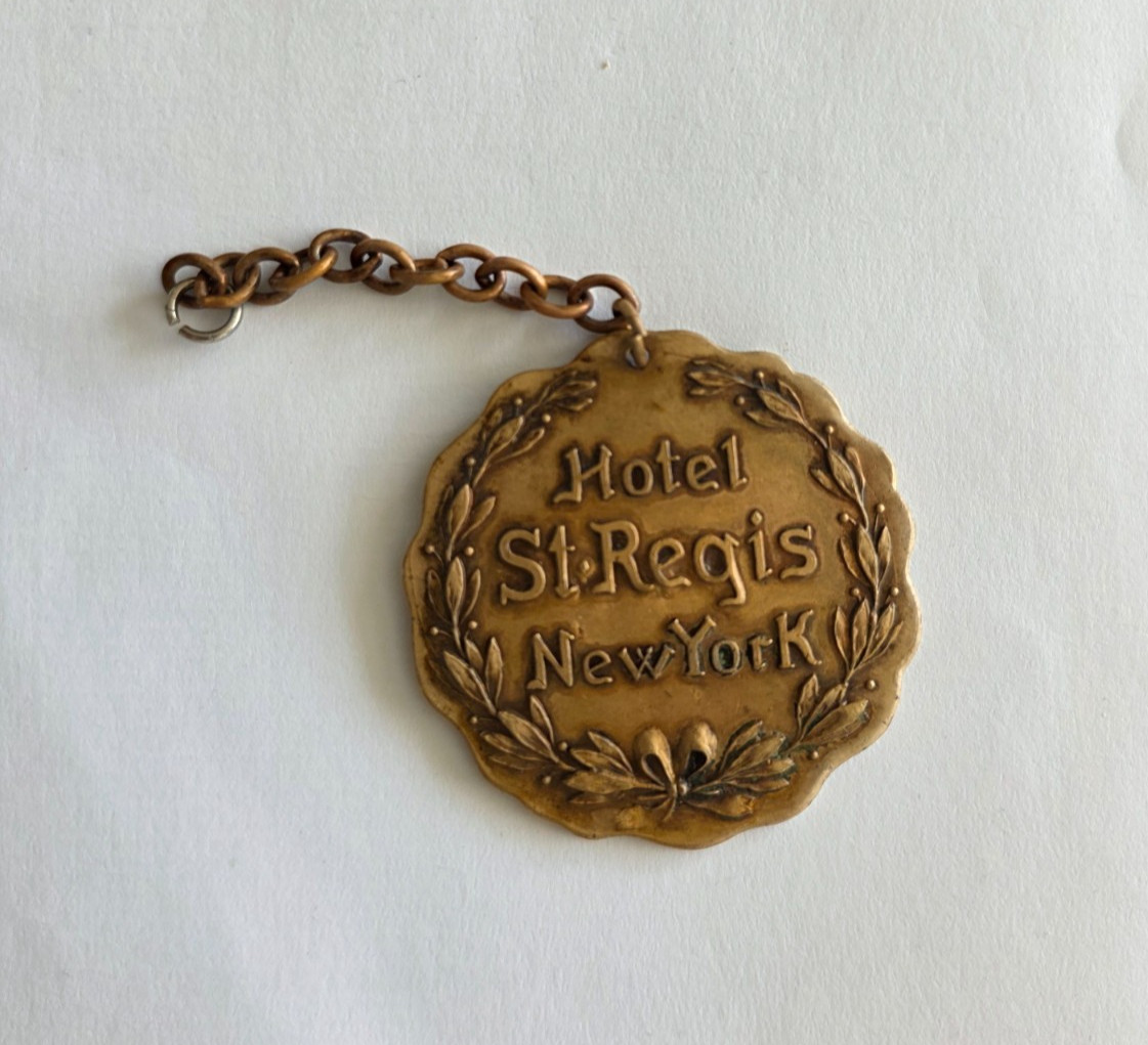 Vintage St Regis Hotel NYC key chain