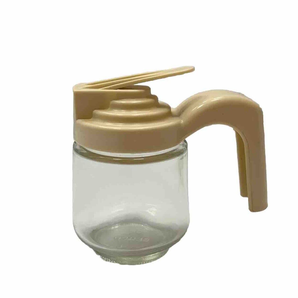 Vintage Gemco Small Glass Syrup Pitcher Dispenser