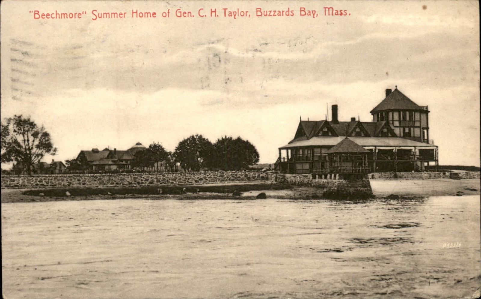 Buzzards Bay MA Beechmore Summer Home F. C. Small c1907 Vintage Postcard Buzzards Bay MA Beechmore Summer Home F. C. Small c1907 Vintage Postcard