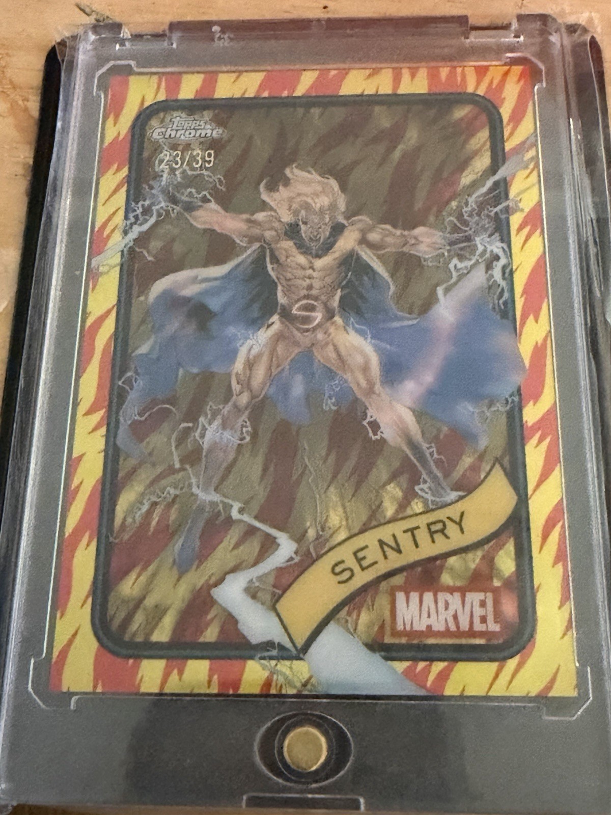 SENTRY 2025 Topps Chrome Marvel HUMAN TORCH REFRACTOR /39 SP #153 SENTRY 2025 Topps Chrome Marvel HUMAN TORCH REFRACTOR /39 SP #153