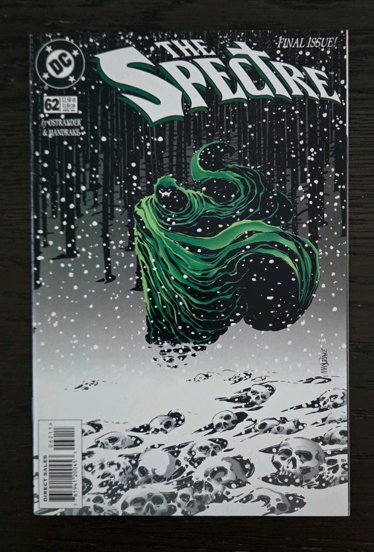 The Spectre #62 DC Comics 1998 Final Issue Low Print Ostrander VF / NM The Spectre #62 DC Comics 1998 Final Issue Low Print Ostrander VF / NM