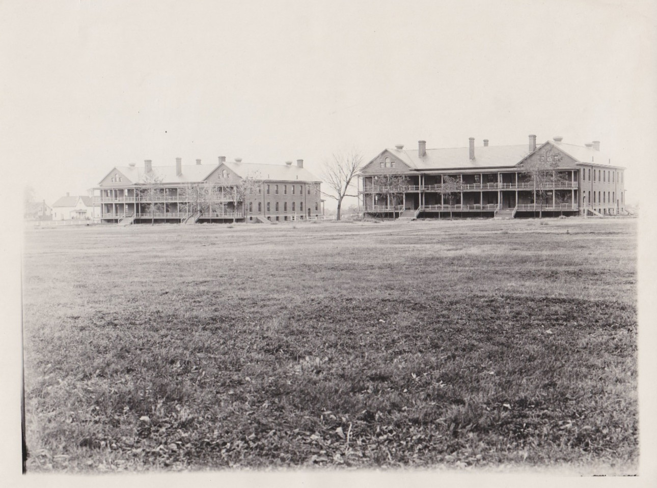 1921 Press Photo View of U.S. Army Fort Benjamin Harrison in Indiana