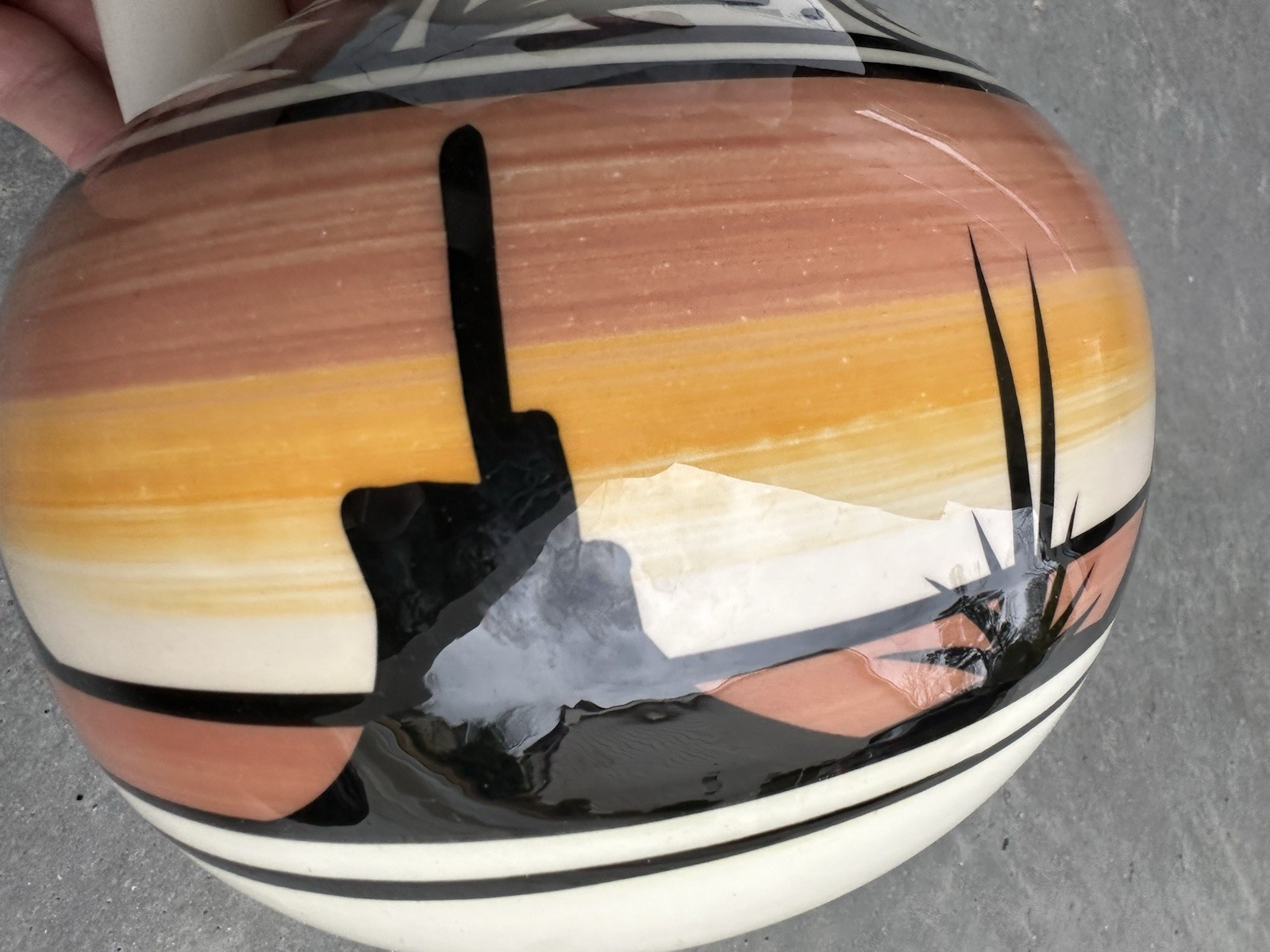 Hand Painted Native American 9\
