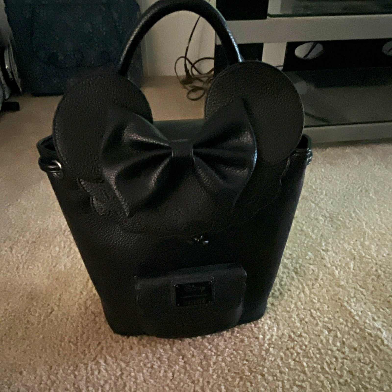 Loungefly Disney Mickey Mouse Ears Mini Backpack Black, Mickey Mouse Theme