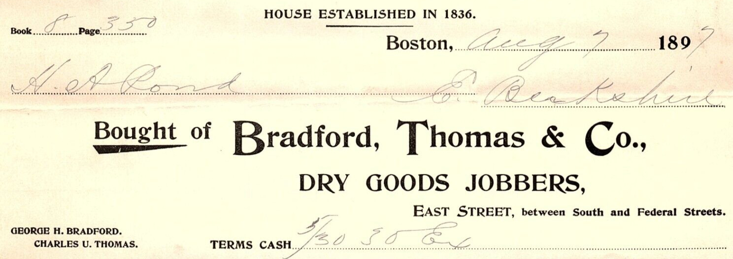 1897 MANCHESTER NH G.W. DODGE BOOTS SHOES RUBBERS ELM ST BILLHEAD INVOICE Z1413 1897 MANCHESTER NH G.W. DODGE BOOTS SHOES RUBBERS ELM ST BILLHEAD INVOICE Z1413