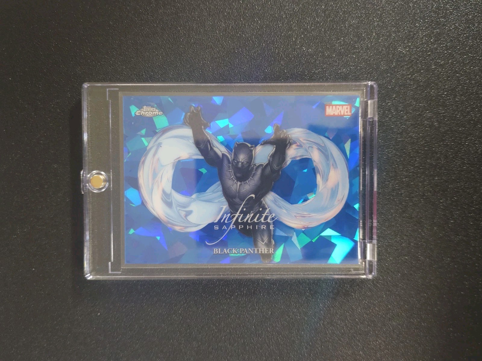 BLACK PANTHER 2026 TOPPS CHROME MARVEL COMICS SAPPHIRE #IS-08 INFINITE SP