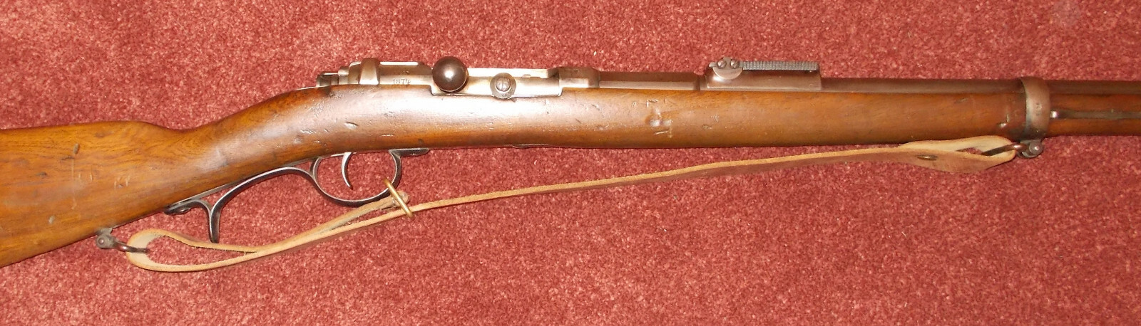 Pre WWI German Rifle Sling for M.1871 Mauser Jaeger Rifle Jaegerbuechse 71 Pre WWI German Rifle Sling for M.1871 Mauser Jaeger Rifle Jaegerbuechse 71
