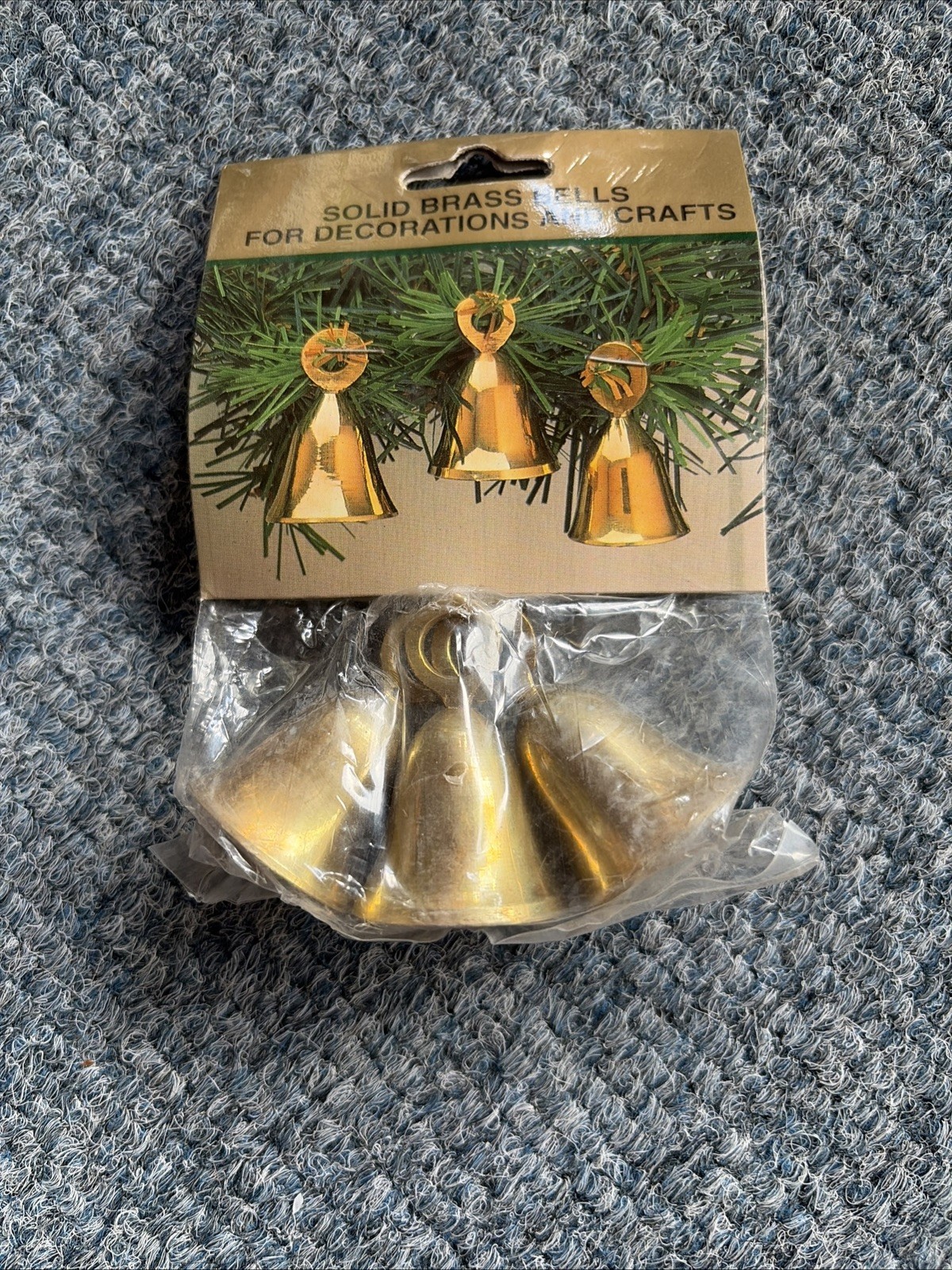 Vintage Solid Brass Bells. Set Of 3 New Original Packaging. Made in India Vintage Solid Brass Bells. Set Of 3 New Original Packaging. Made in India