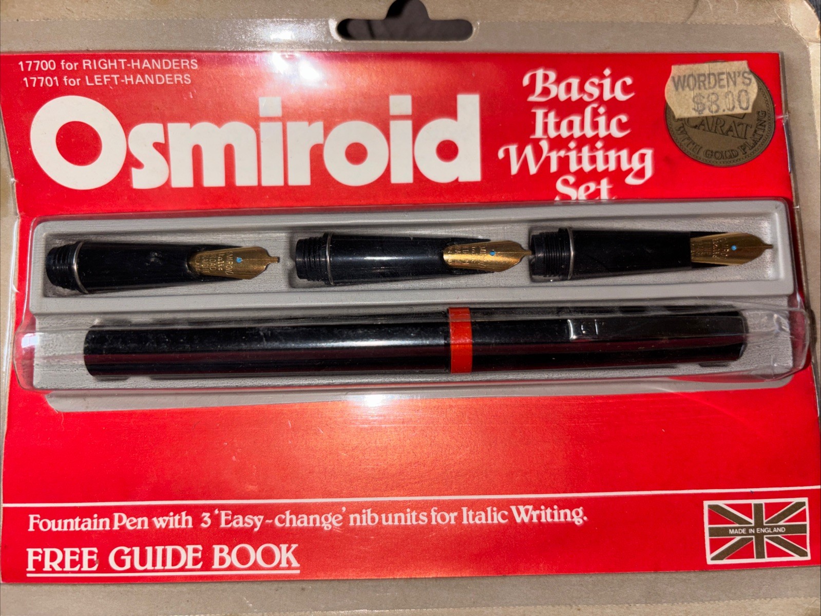 VINTAGE OSMIROID Basic Italic Writing Set, Sealed Package VINTAGE OSMIROID Basic Italic Writing Set, Sealed Package