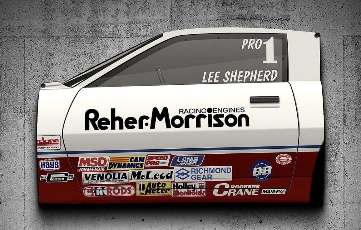 WOW Curved Chevrolet Reher-Morrison Camaro Race Car Door Sign WOW Curved Chevrolet Reher-Morrison Camaro Race Car Door Sign