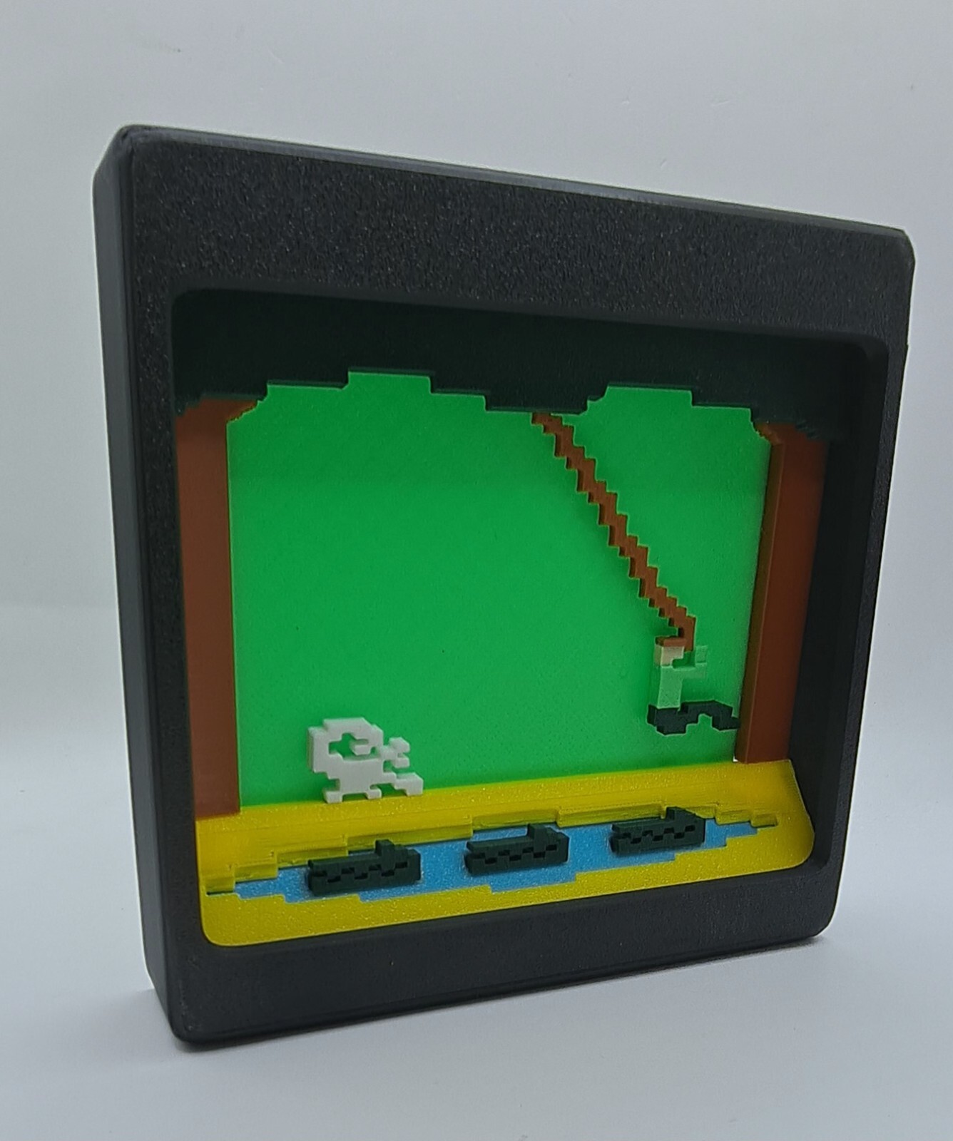 1980s Activisions Video Game PITFALL Diorama Shelf/Desk Art
