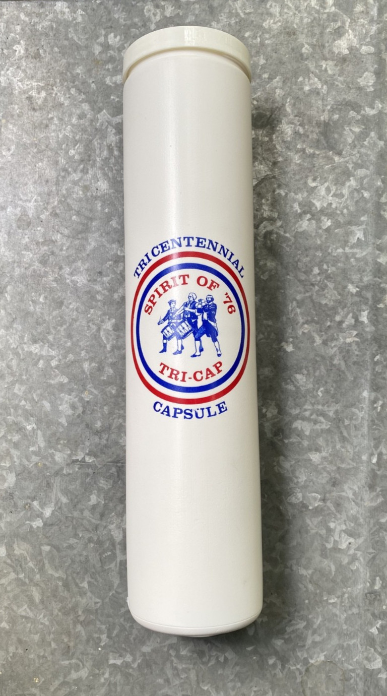 Vintage 1976 TRICENTENNIAL TIME CAPSULE - NIB- 50 years Old Original Contents Vintage 1976 TRICENTENNIAL TIME CAPSULE - NIB- 50 years Old Original Contents
