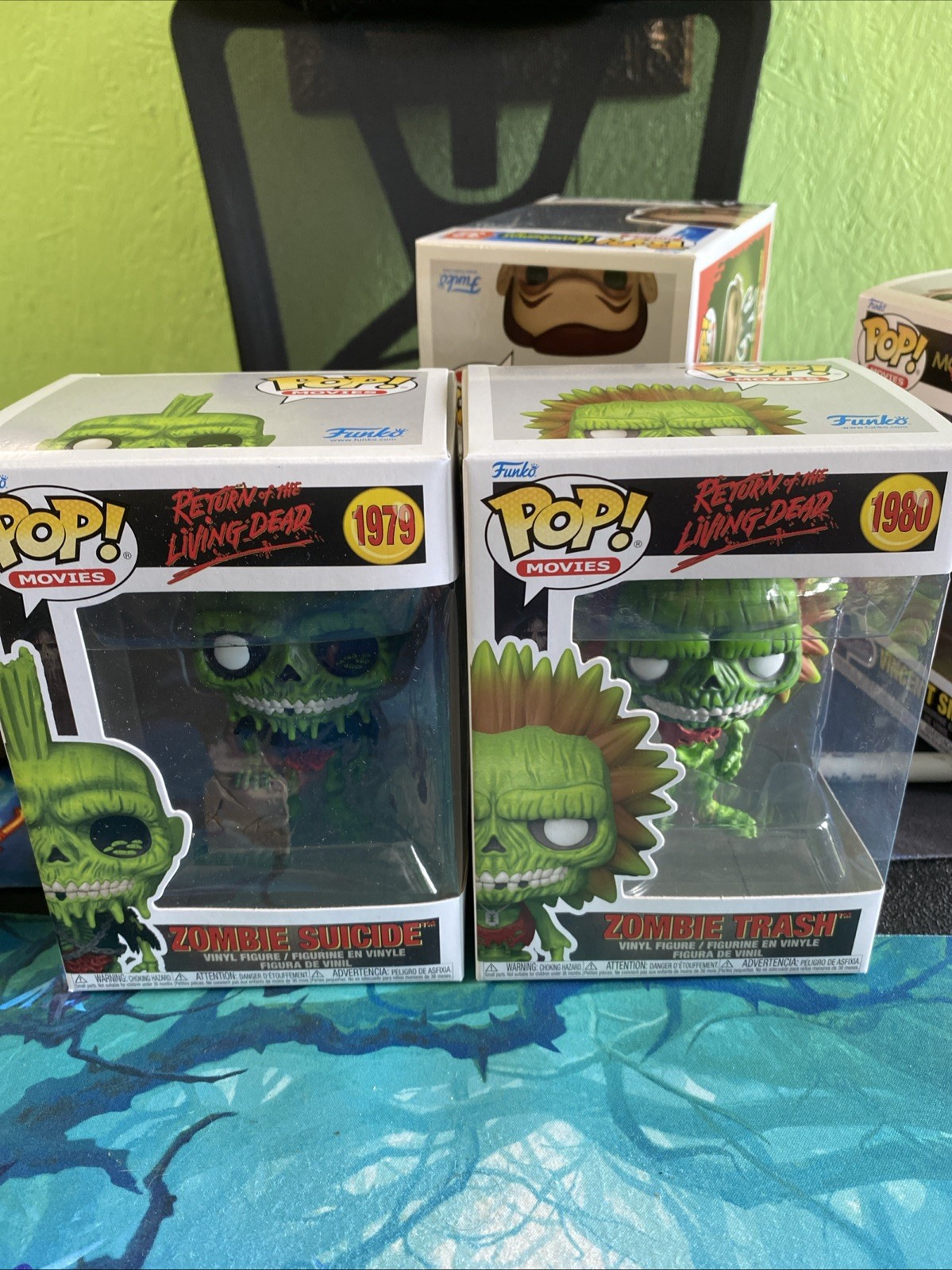 Return of the Living Dead Funko Pop Set (2) #1979 And #1980 New Trash & Suicide