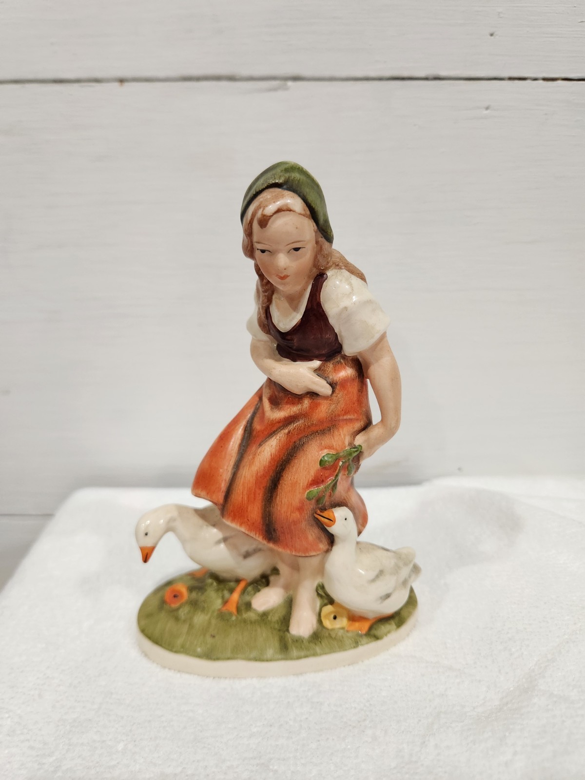 Friedel Bavarian Girl Porcelain Figurine West Germany Rare Excellent Condition