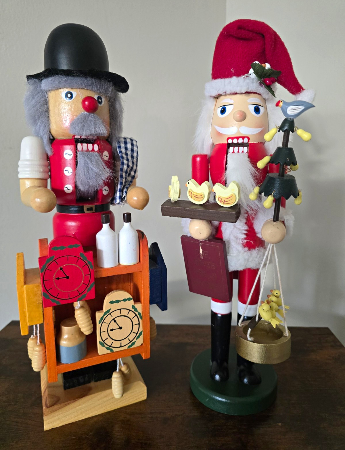 Vintage Kurt Adler Nutcracker + 12 Days Christmas Nutcracker Lot 2 w/ Boxes