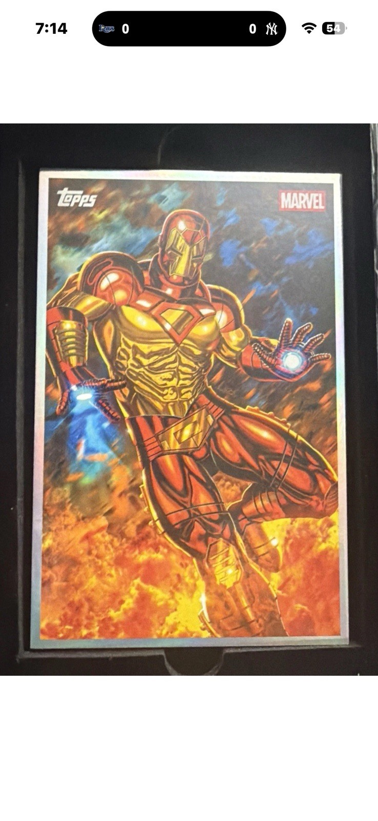 2026 Topps Marvel Vault Box Topper Originals Iron Man Art Card WITH BOX 2026 Topps Marvel Vault Box Topper Originals Iron Man Art Card WITH BOX