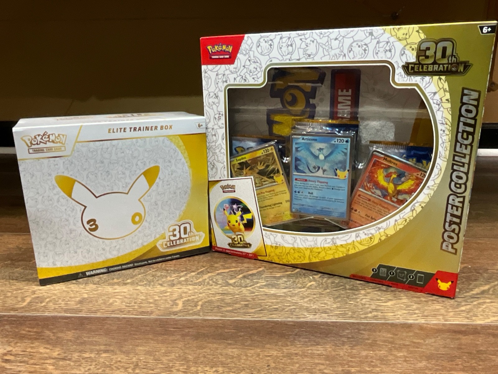 Pokémon 30th Celebration Anniversary ETB and Poster Collection Bundle Pokémon 30th Celebration Anniversary ETB and Poster Collection Bundle