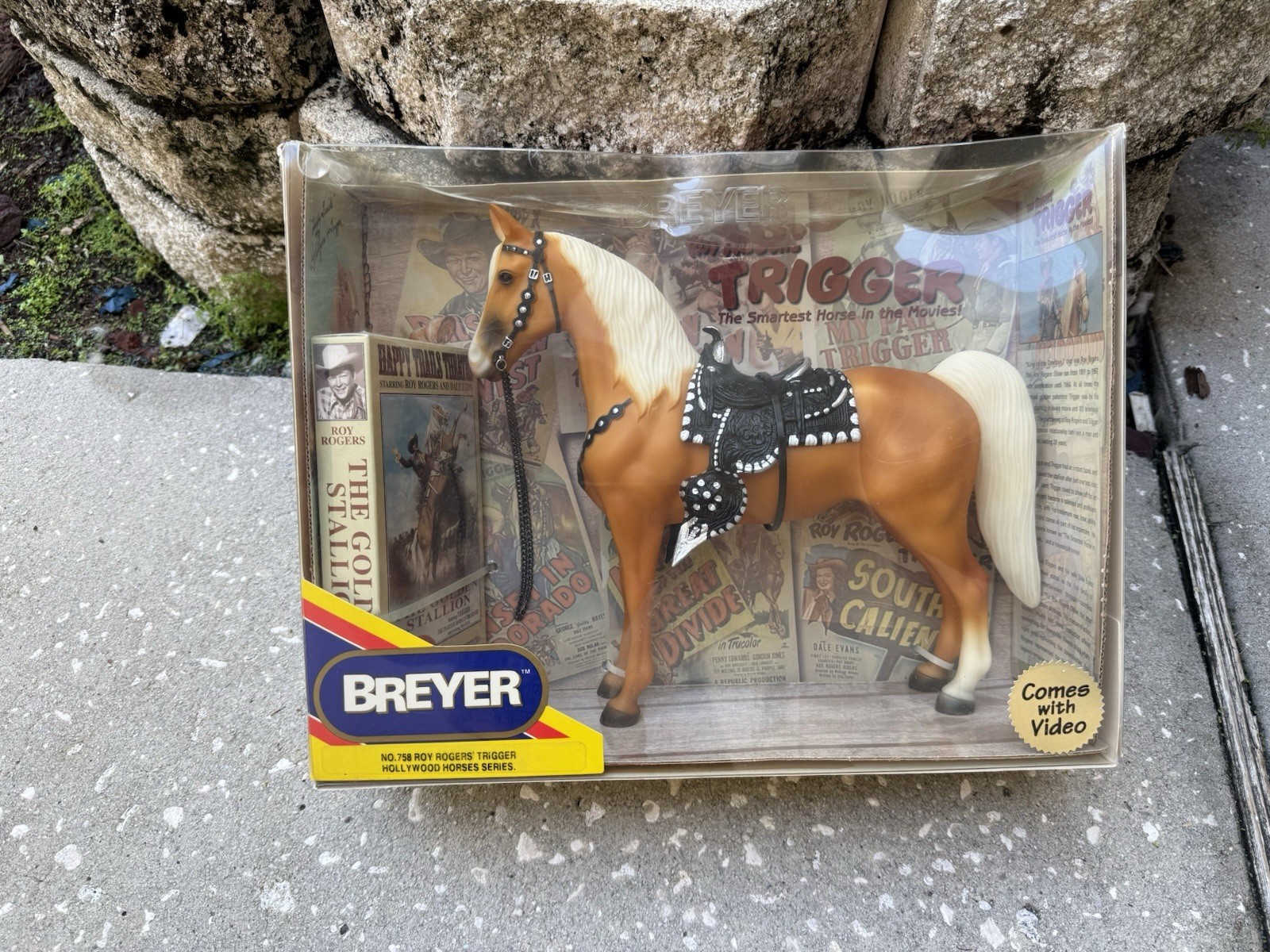 New Retired Breyer Western Horse #758 Roy Roger’s Trigger Hollywood Hero Saddle