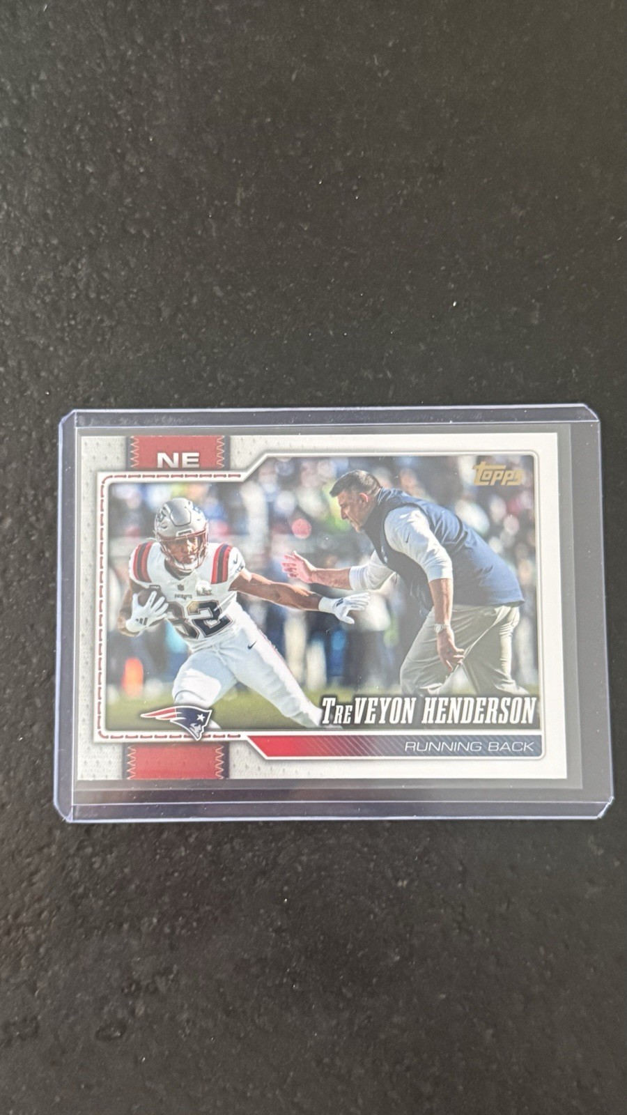 TreVeyon Henderson Patriots Topps 2026 Football Golden Mirror Variation SSP #135