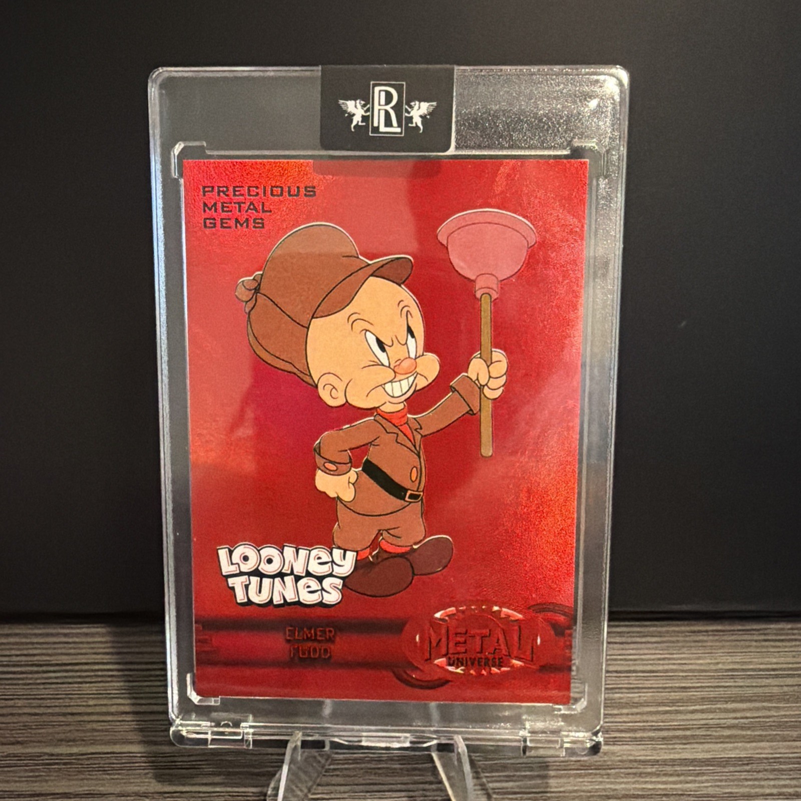2024 Fleer Retro Looney Tunes Red Precious Metals Gems PMG RMU-34 Fudd 18/100 2024 Fleer Retro Looney Tunes Red Precious Metals Gems PMG RMU-34 Fudd 18/100
