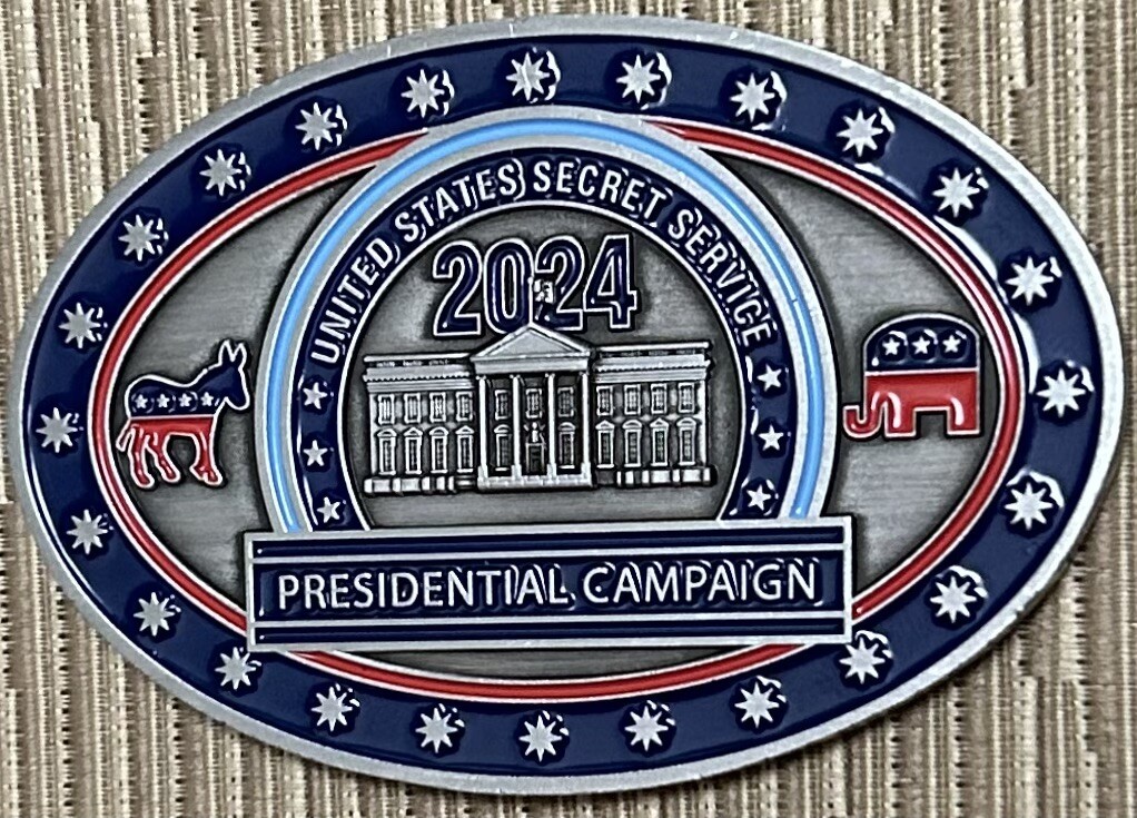 US Secret Service RNC DNC National Convention President USSS 2024 Challenge Coin