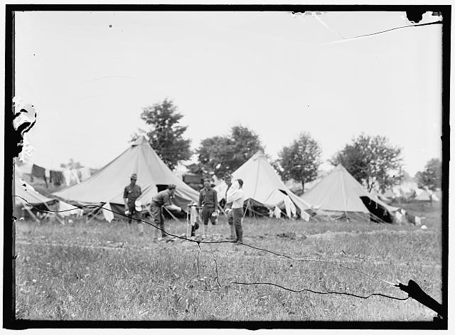 Photo:Gettysburg Pennsylvania 1913 Gettysburg Reunion Camp Tents