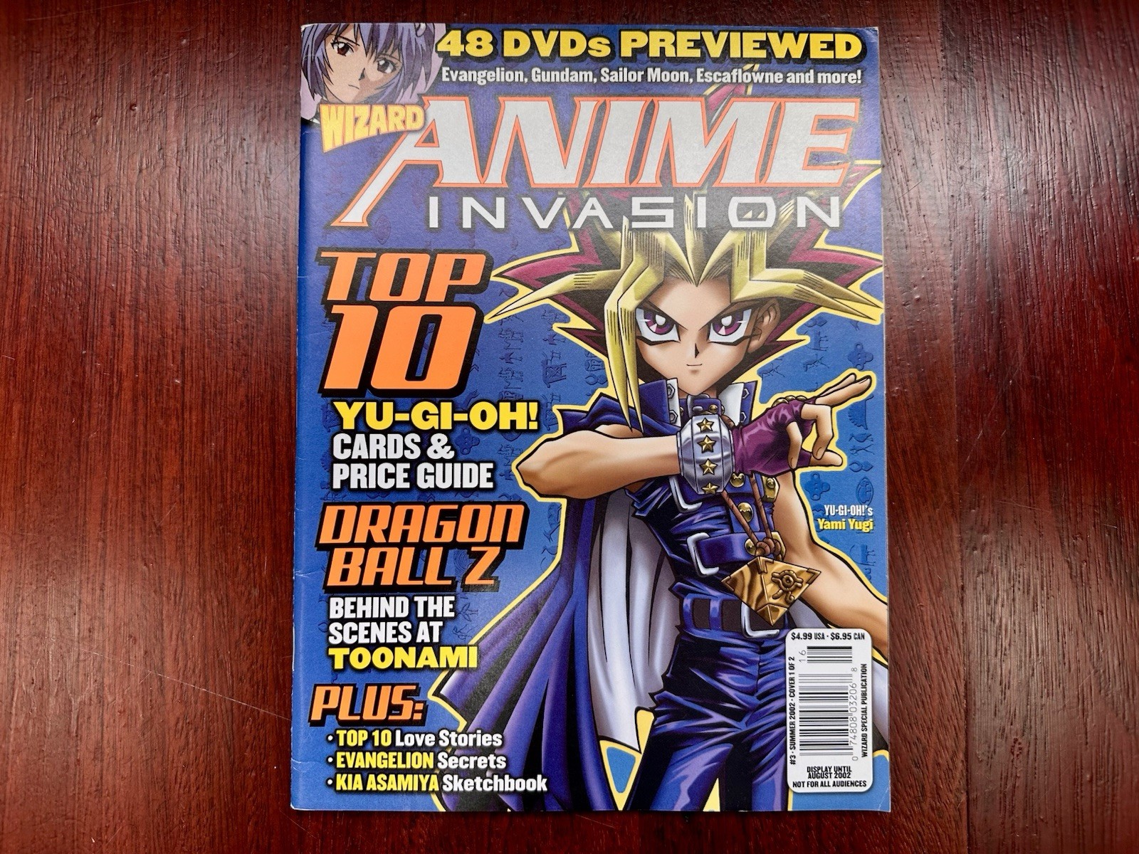 Wizard Anime Invasion Summer 2002 Magazine Book - (Yu-Gi-Oh Yugi Cover) Wizard Anime Invasion Summer 2002 Magazine Book - (Yu-Gi-Oh Yugi Cover)