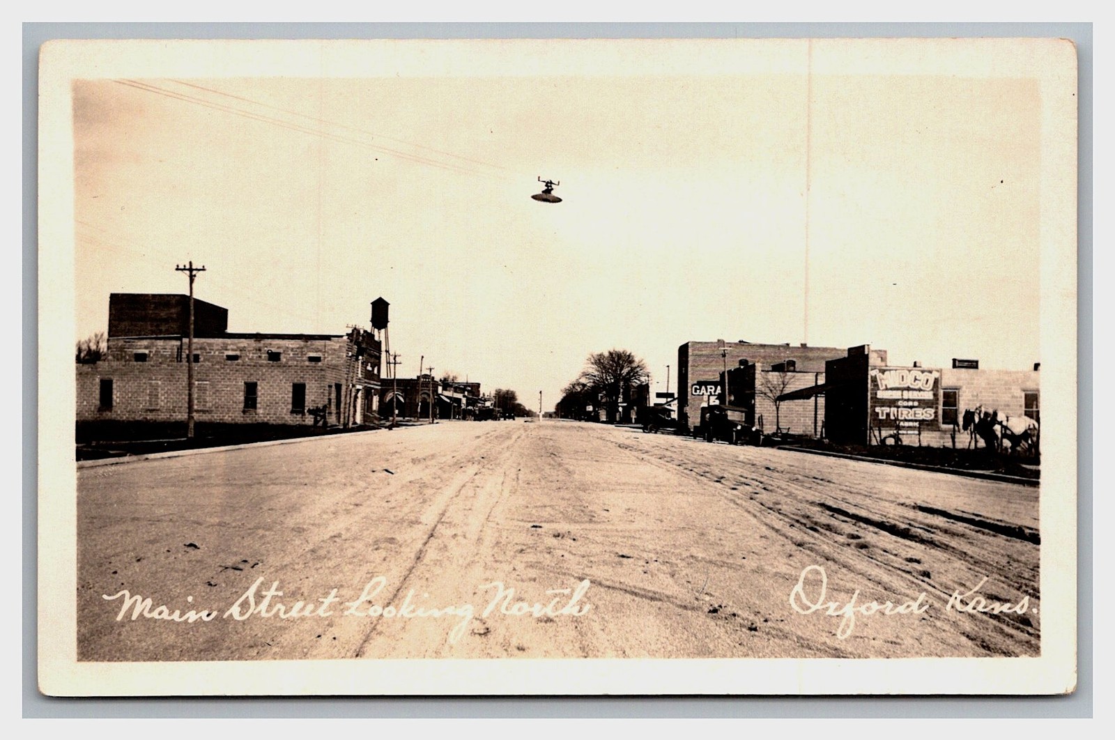 RPPC Oxford KS ~ Main street view Sumner County, Kansas