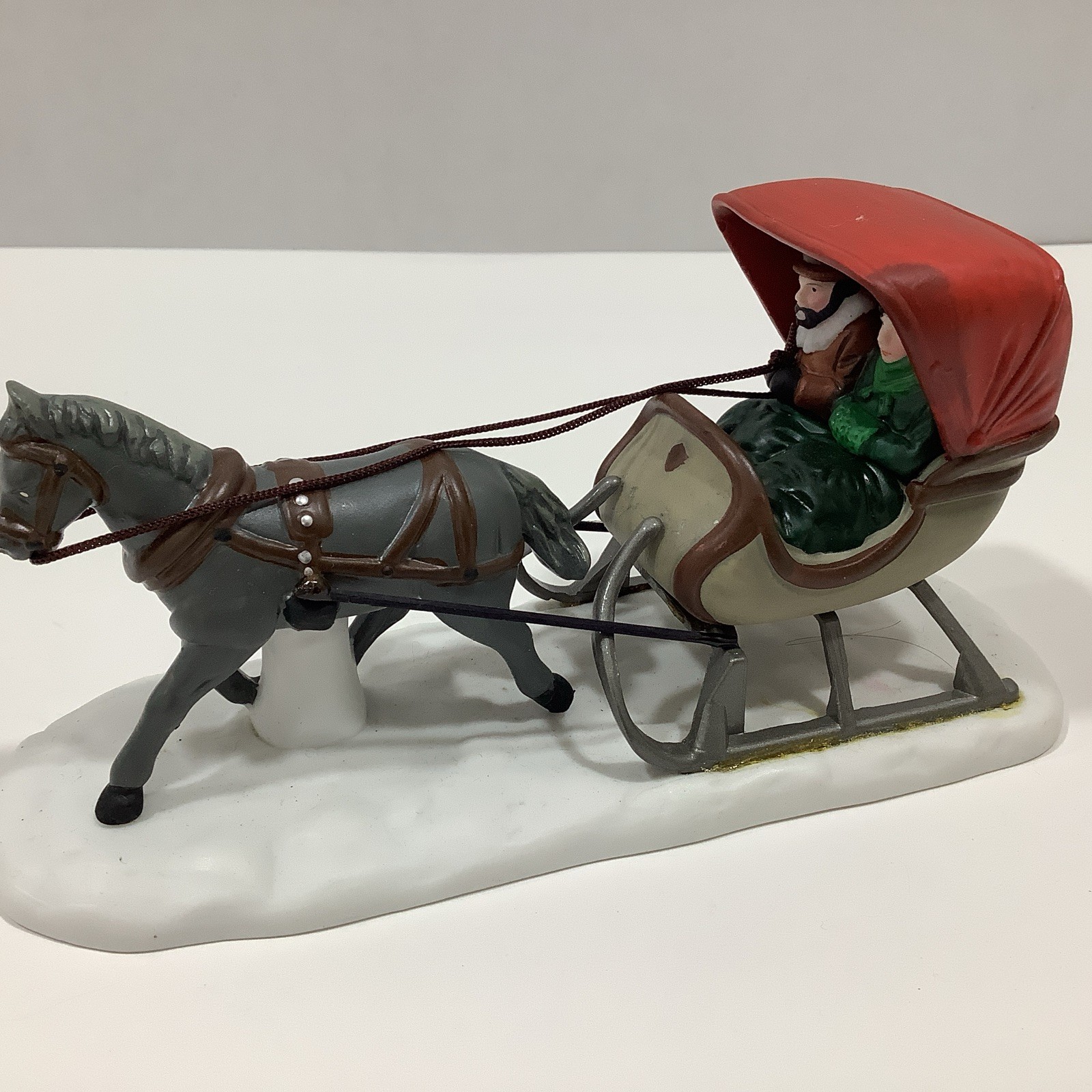 Dept 56 “One Horse Open Sleigh” Heritage Village Accessory #59820 Boxed