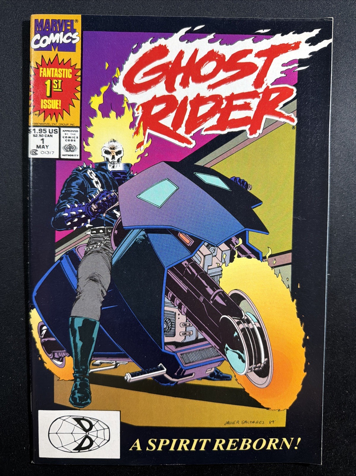 Ghost Rider #1 1990 1st App Danny Ketch 1st Print Marvel Very Fine