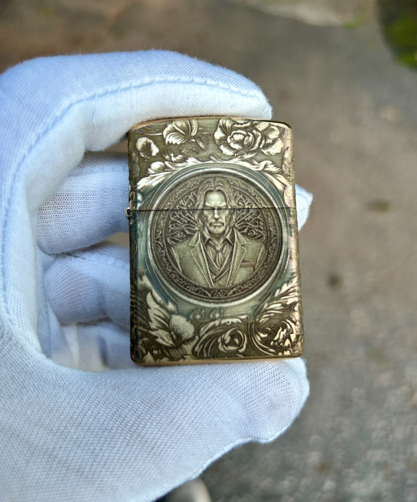 John Wick Brass Armor Zippo Lighter | Custom Engraved | Solid Brass | Made in US John Wick Brass Armor Zippo Lighter | Custom Engraved | Solid Brass | Made in US
