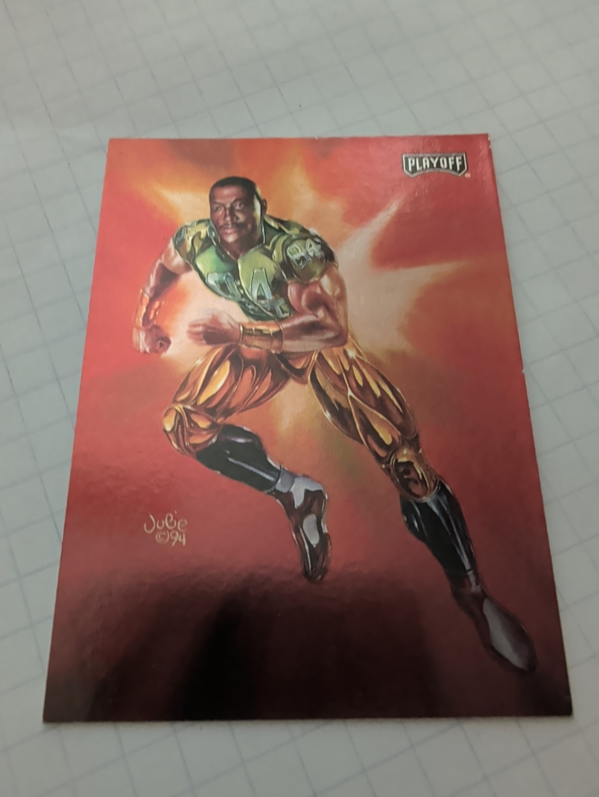 1994 Playoff - Julie Bell\'s Fantasy Football Sterling Sharpe #6 - Uncirculated 1994 Playoff - Julie Bell\'s Fantasy Football Sterling Sharpe #6 - Uncirculated