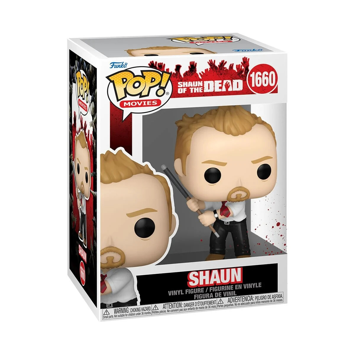 Shaun of the Dead Shaun Funko Pop Vinyl Figure #1660 - Specialty Series Shaun of the Dead Shaun Funko Pop Vinyl Figure #1660 - Specialty Series