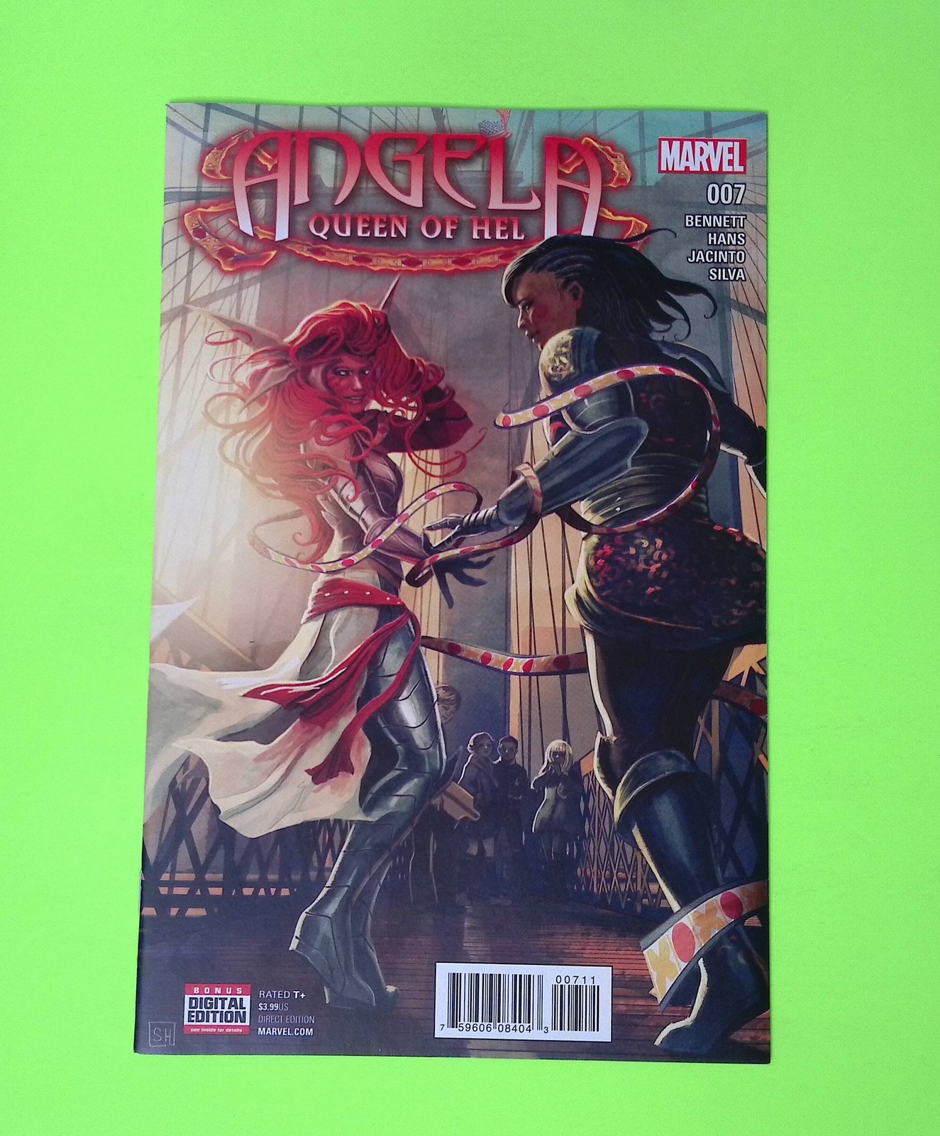 Angela Queen of Hel #7 2016 Marvel Comics 1st App High Grade Comic Book B31-18 Angela Queen of Hel #7 2016 Marvel Comics 1st App High Grade Comic Book B31-18