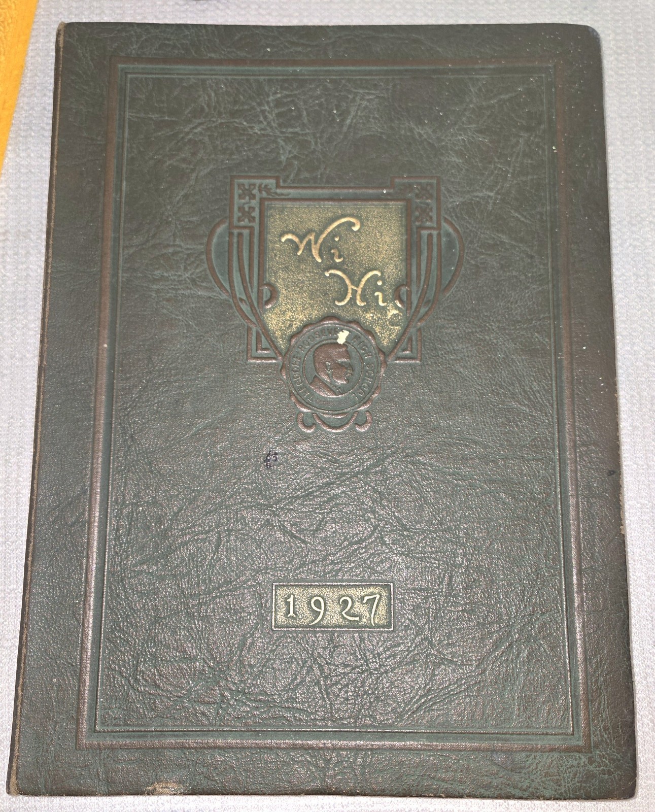 Vintage 1927 Wyandotte Michigan Roosevelt High School Yearbook Advertising WyHi