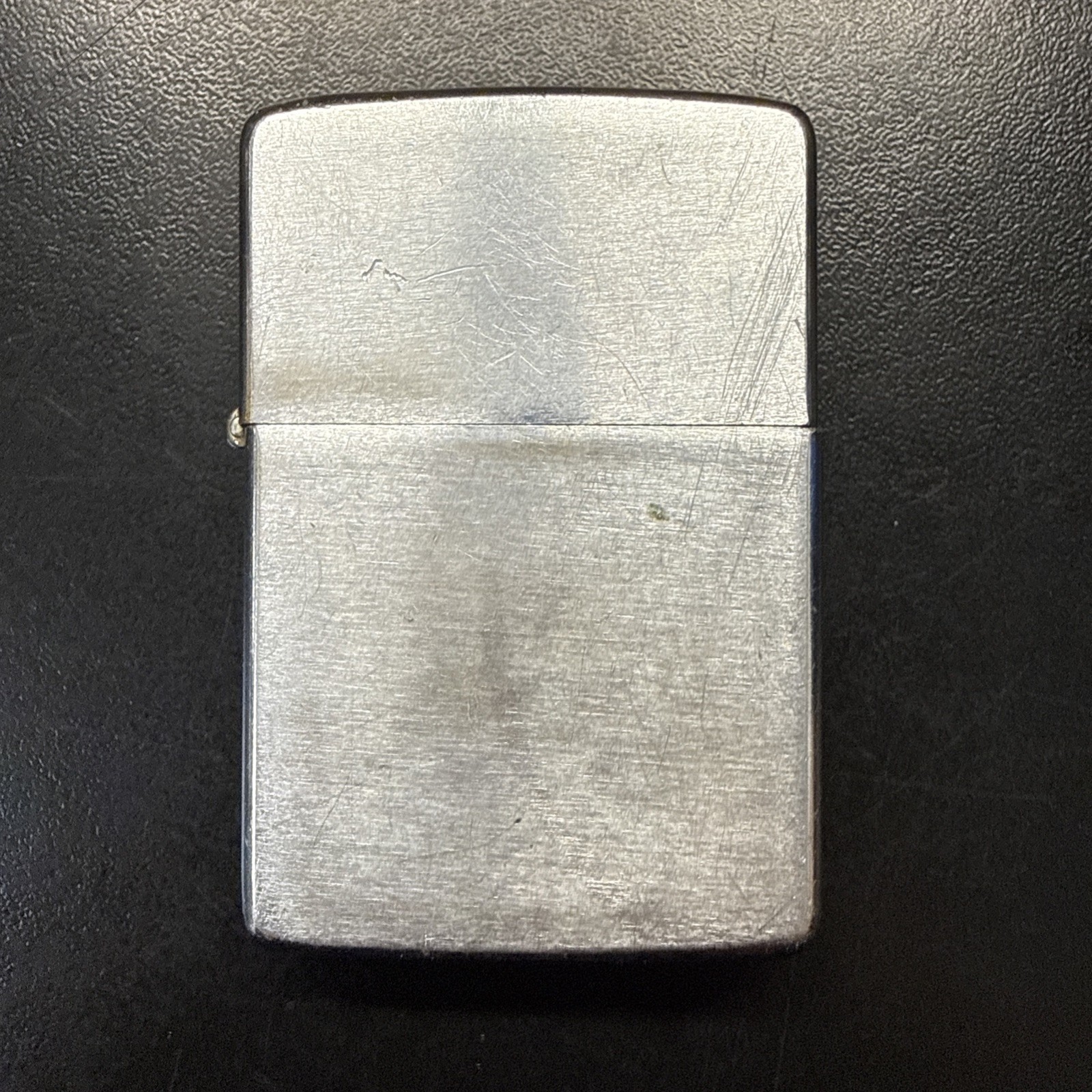 Vintage 1950-1957 Zippo Lighter Brushed Chrome Matching Insert Made In USA #9 Vintage 1950-1957 Zippo Lighter Brushed Chrome Matching Insert Made In USA #9