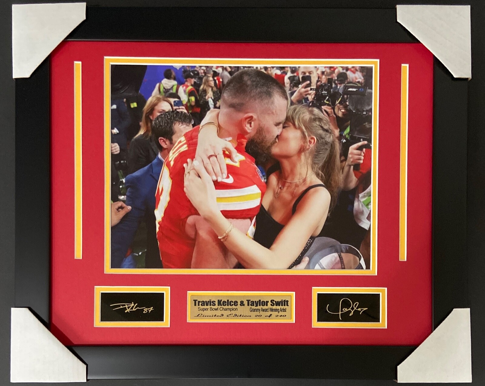 Taylor Swift & Travis Kelce Engraved Signatures Taylor Swift & Travis Kelce Engraved Signatures