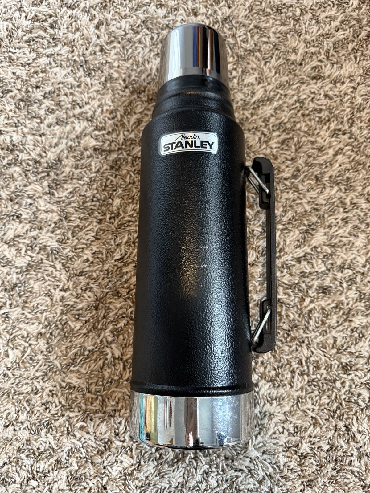 Vintage Aladdin Stanley Thermos A 944DH Qt USA Black Vintage Aladdin Stanley Thermos A 944DH Qt USA Black