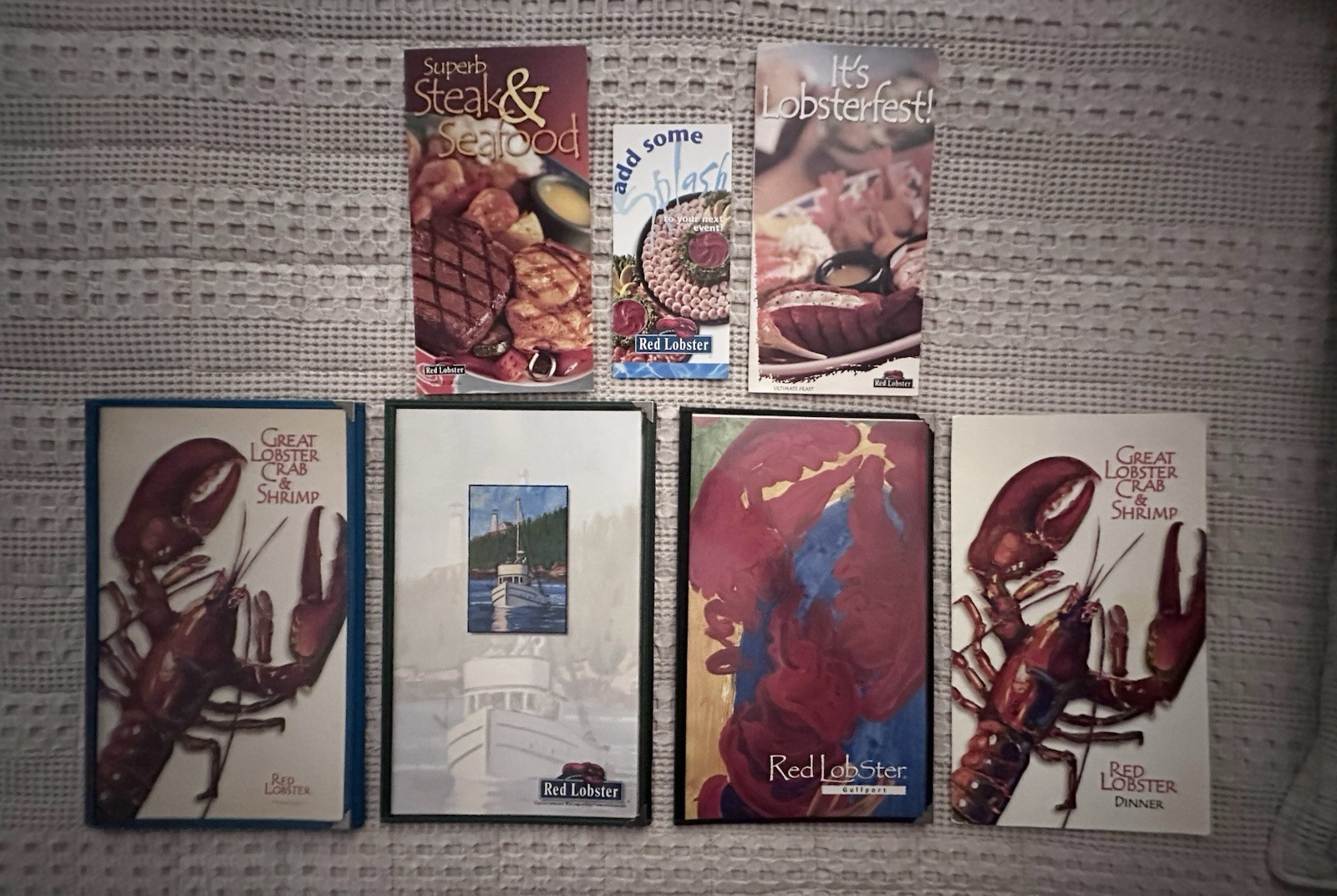 Vintage Red Lobster Menu Bundle Lot Of 7. Great Condition Vintage Red Lobster Menu Bundle Lot Of 7. Great Condition